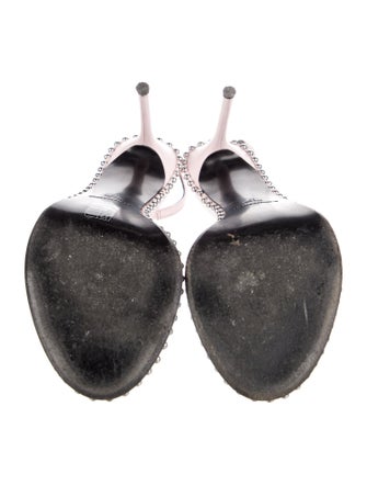 Alexander Wang Leather Studded Accents Slingback Sandals