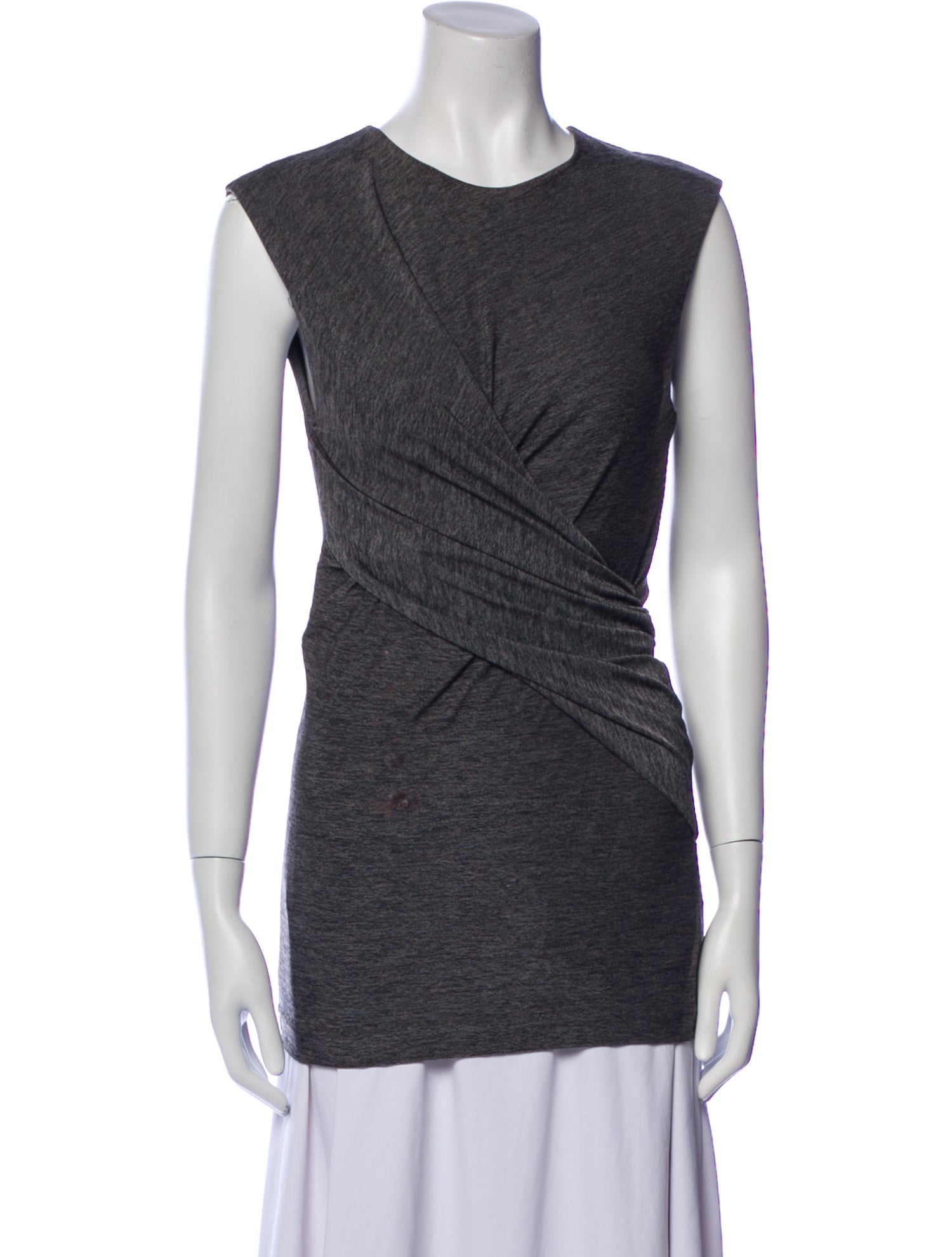 Alexander Wang Crew Neck Sleeveless Top