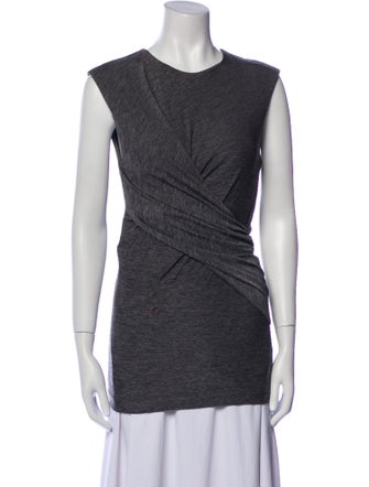 Alexander Wang Crew Neck Sleeveless Top