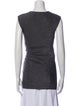 Alexander Wang Crew Neck Sleeveless Top