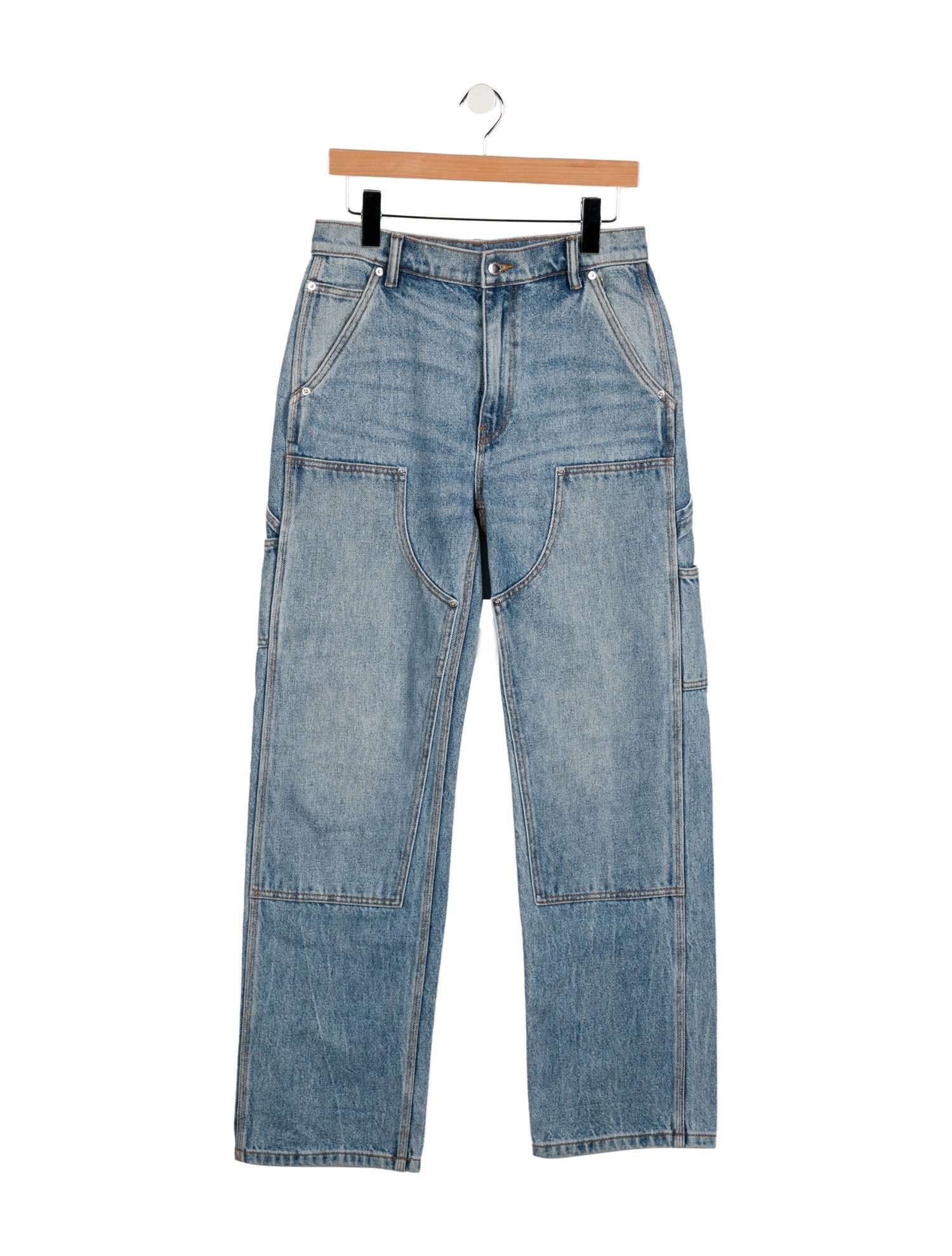 Alexander Wang High-Rise Wide Leg Jeans