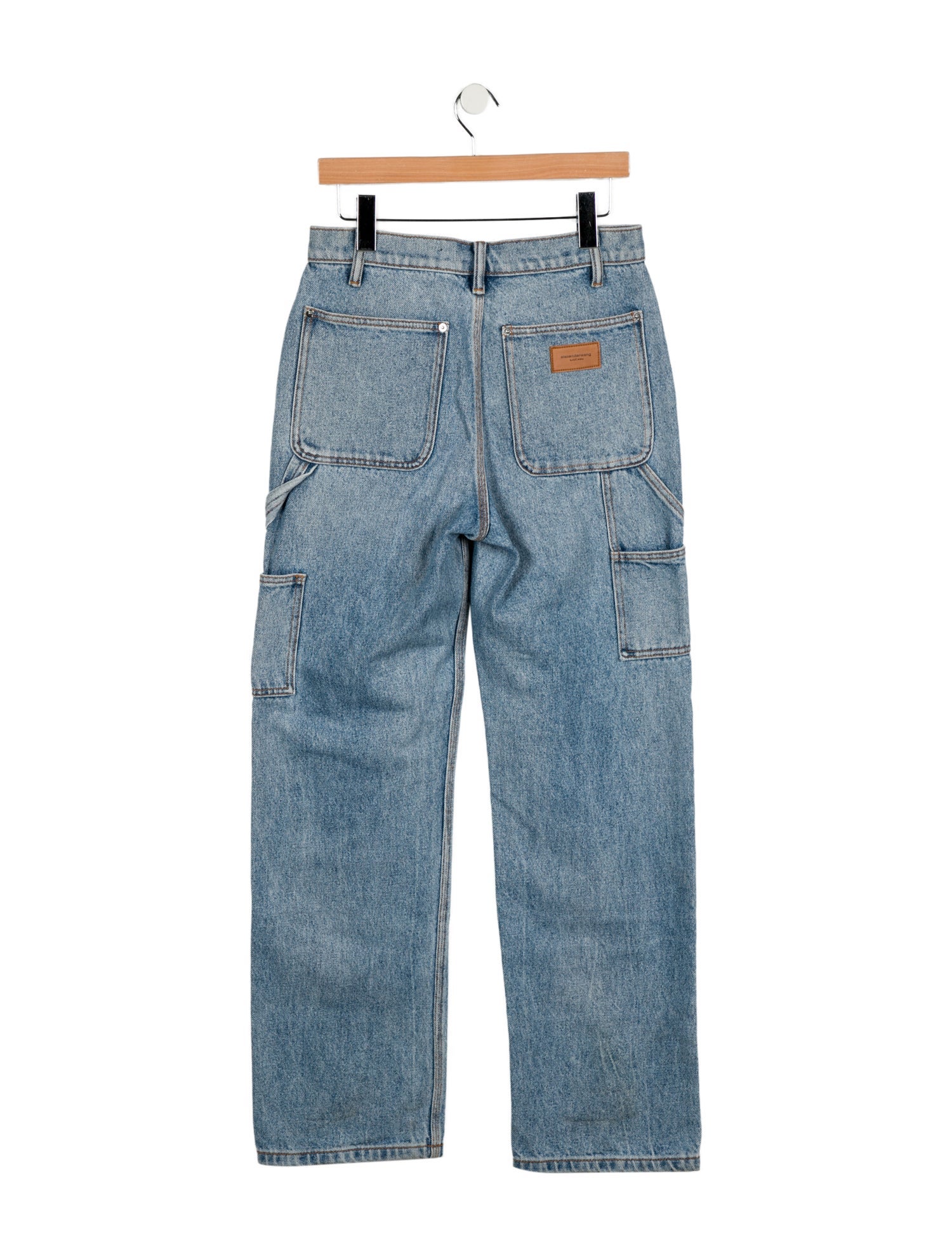 Alexander Wang High-Rise Wide Leg Jeans