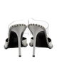 Alexander Wang Patent Leather Studded Accents Mules