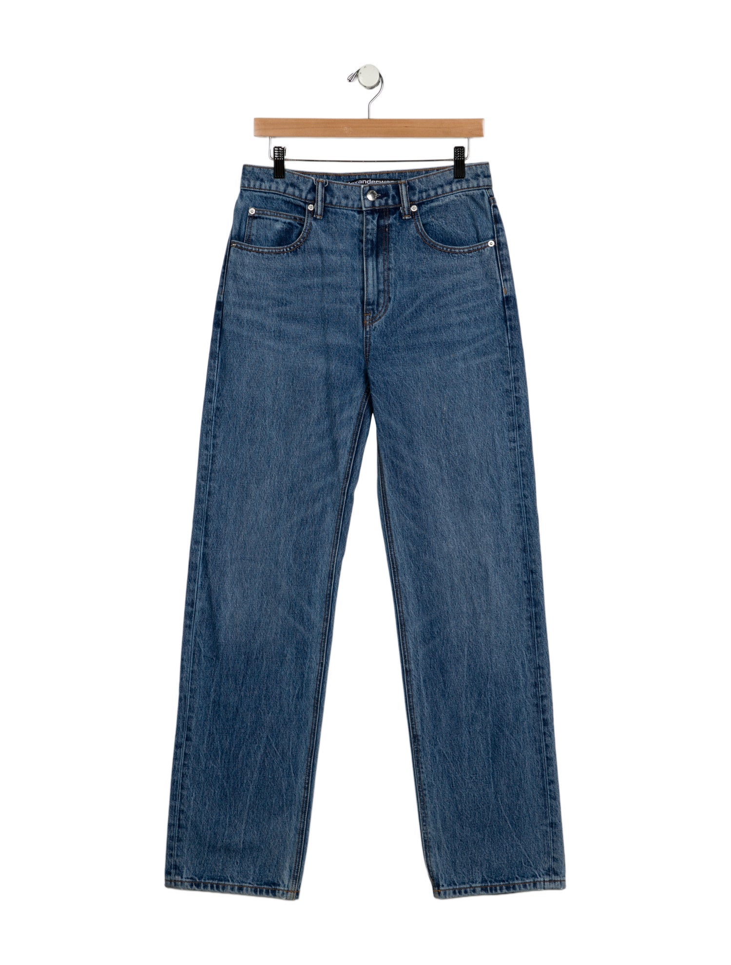 Alexander Wang High-Rise Wide Leg Jeans