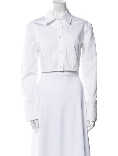 Alexander Wang Long Sleeve Crop Top