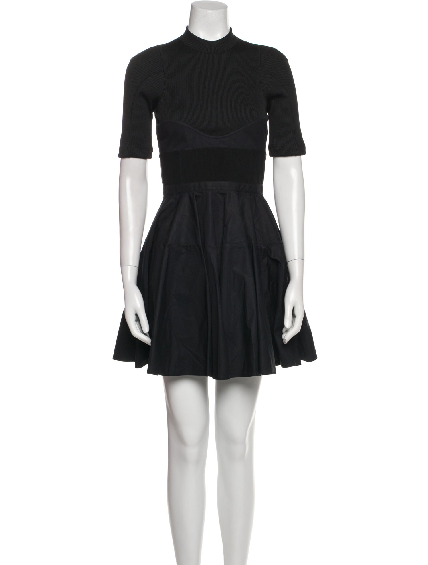 Alexander Wang Mock Neck Mini Dress