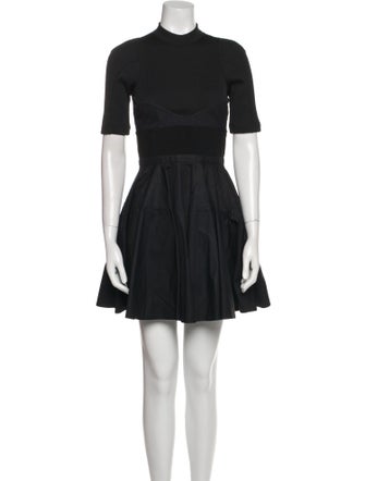 Alexander Wang Mock Neck Mini Dress
