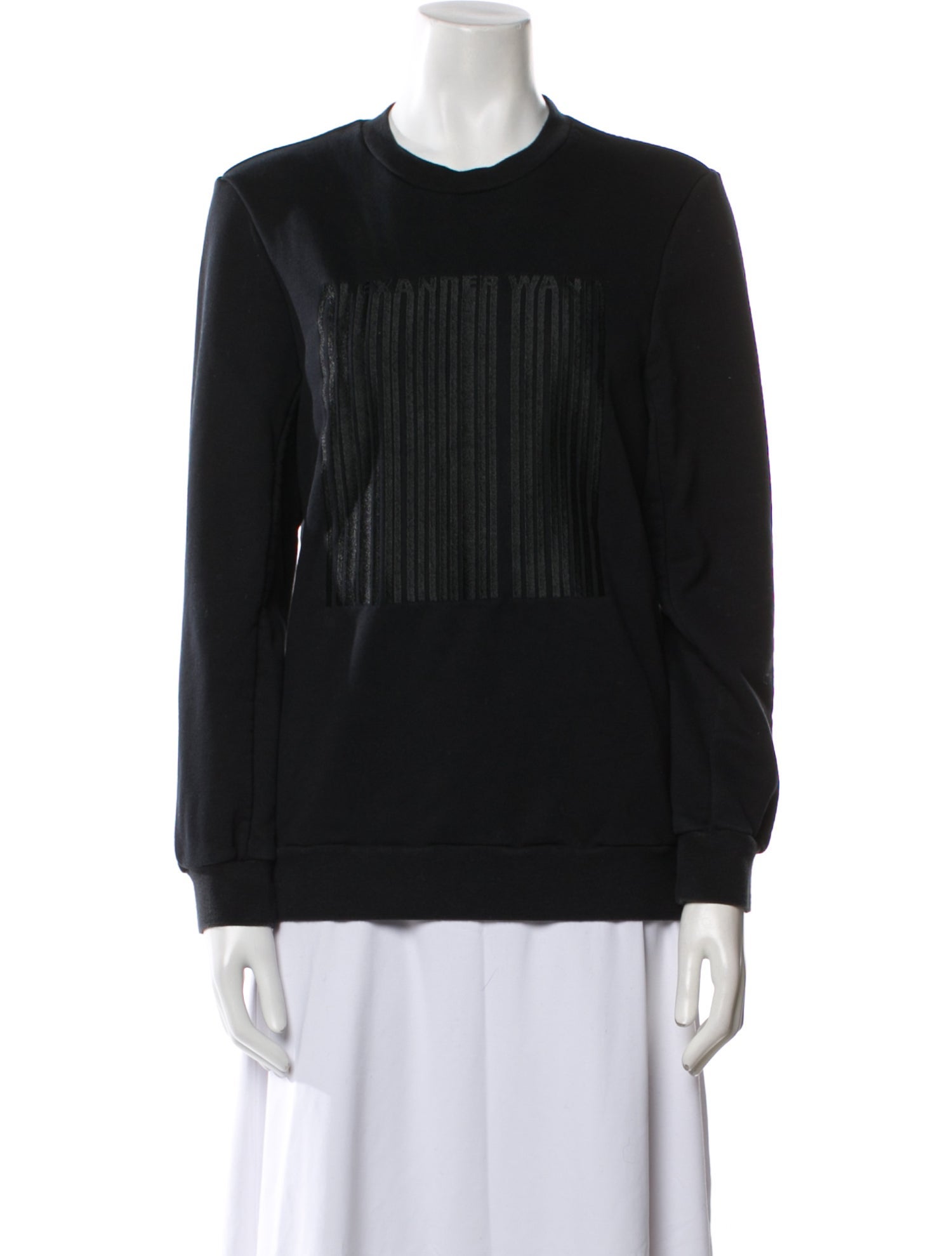 Alexander Wang Crew Neck Long Sleeve Sweatshirt