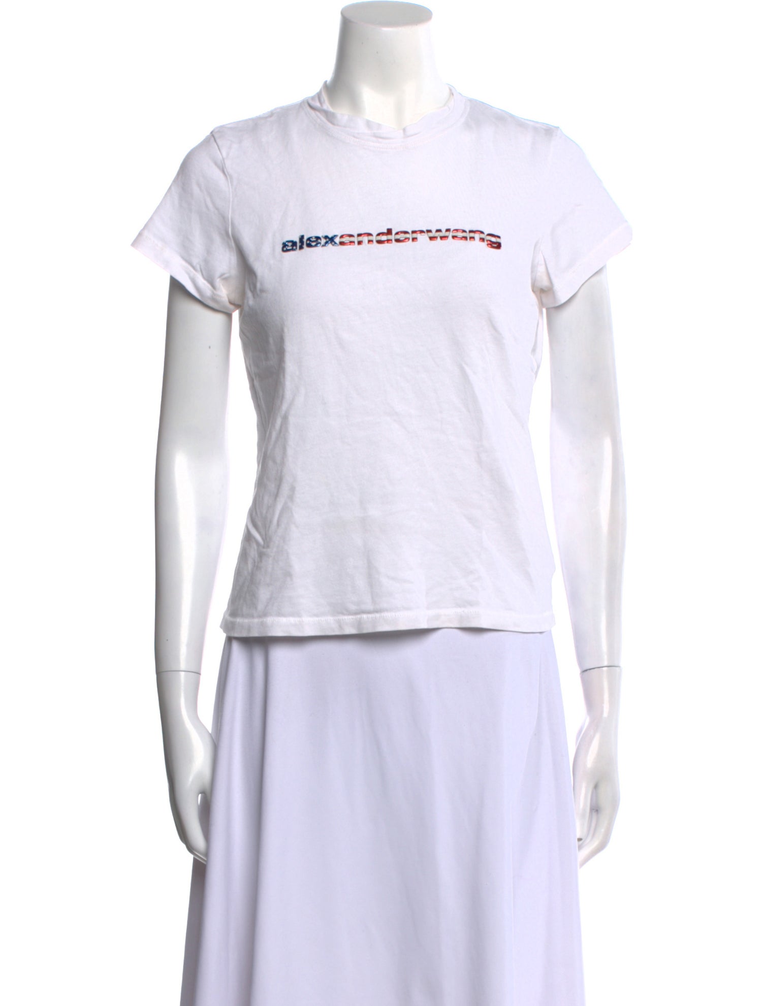 Alexander Wang Graphic Print Crew Neck T-Shirt