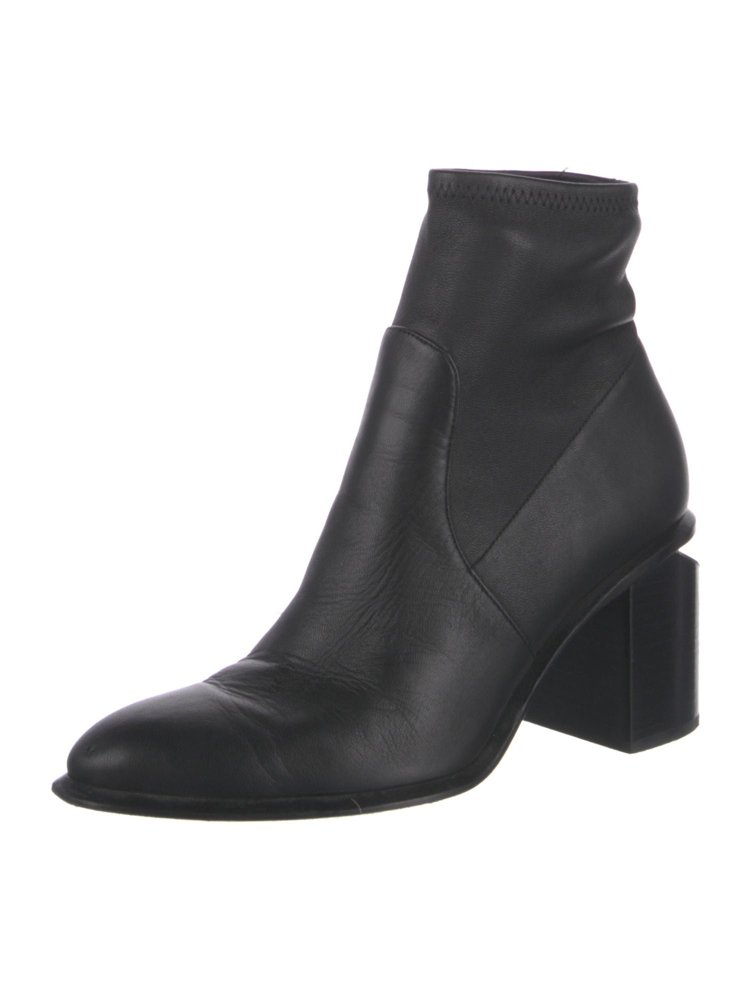 Alexander Wang Leather Sock Boots