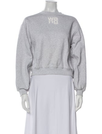 Alexanderwang.T Graphic Print Crew Neck Sweatshirt