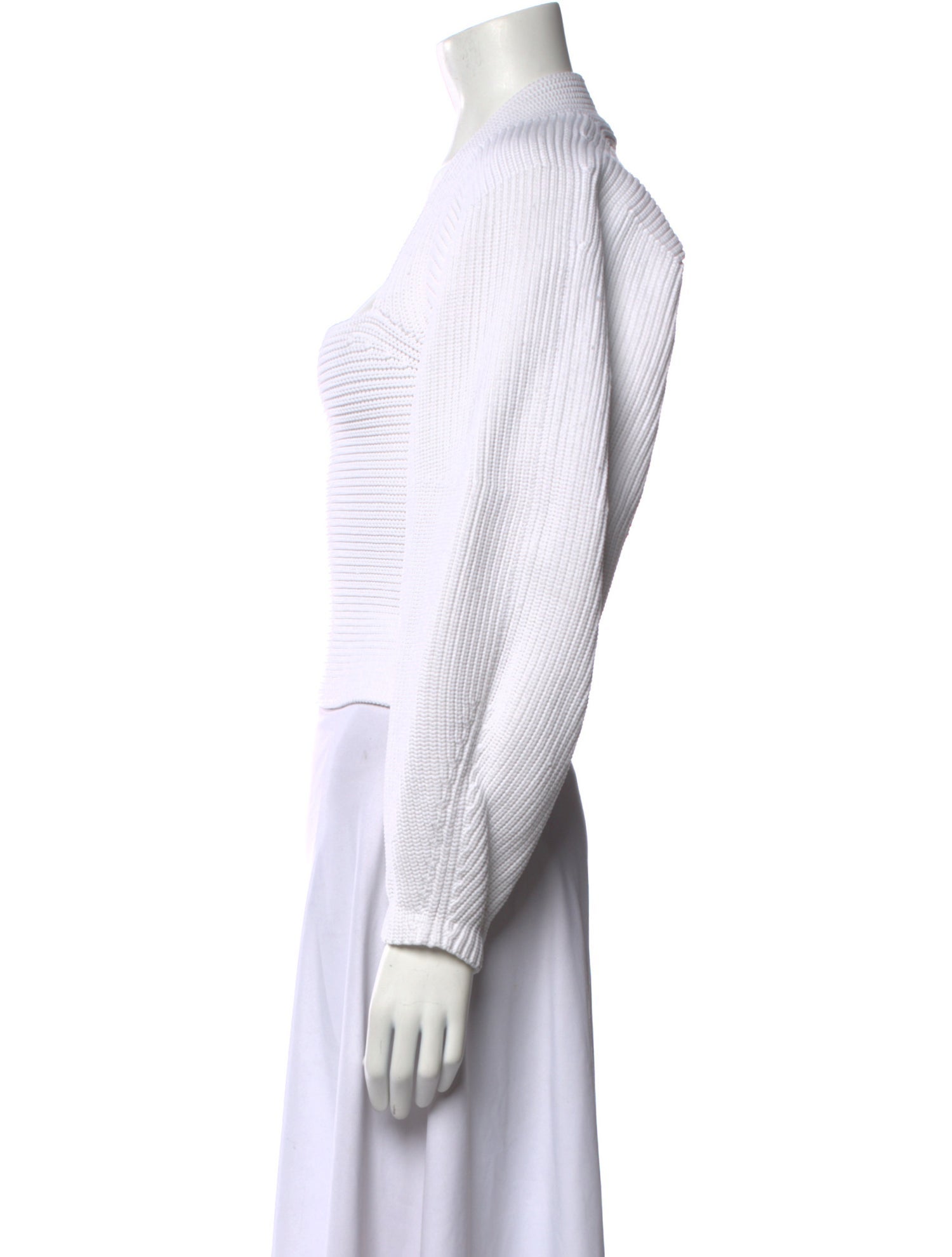 Alexander Wang Nylon Cowl Neck Sweater