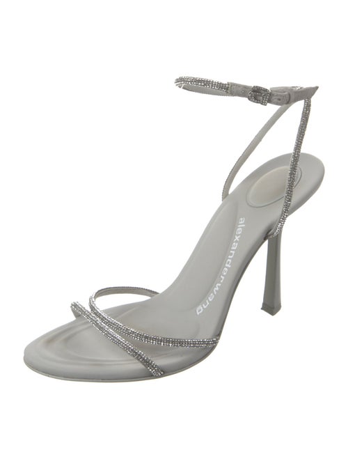 Alexander Wang Crystal Crystal Embellishments Slingback Sandals