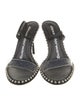 Alexander Wang Leather Studded Accents Slingback Sandals