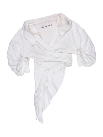 Alexander Wang Strapless Crop Top