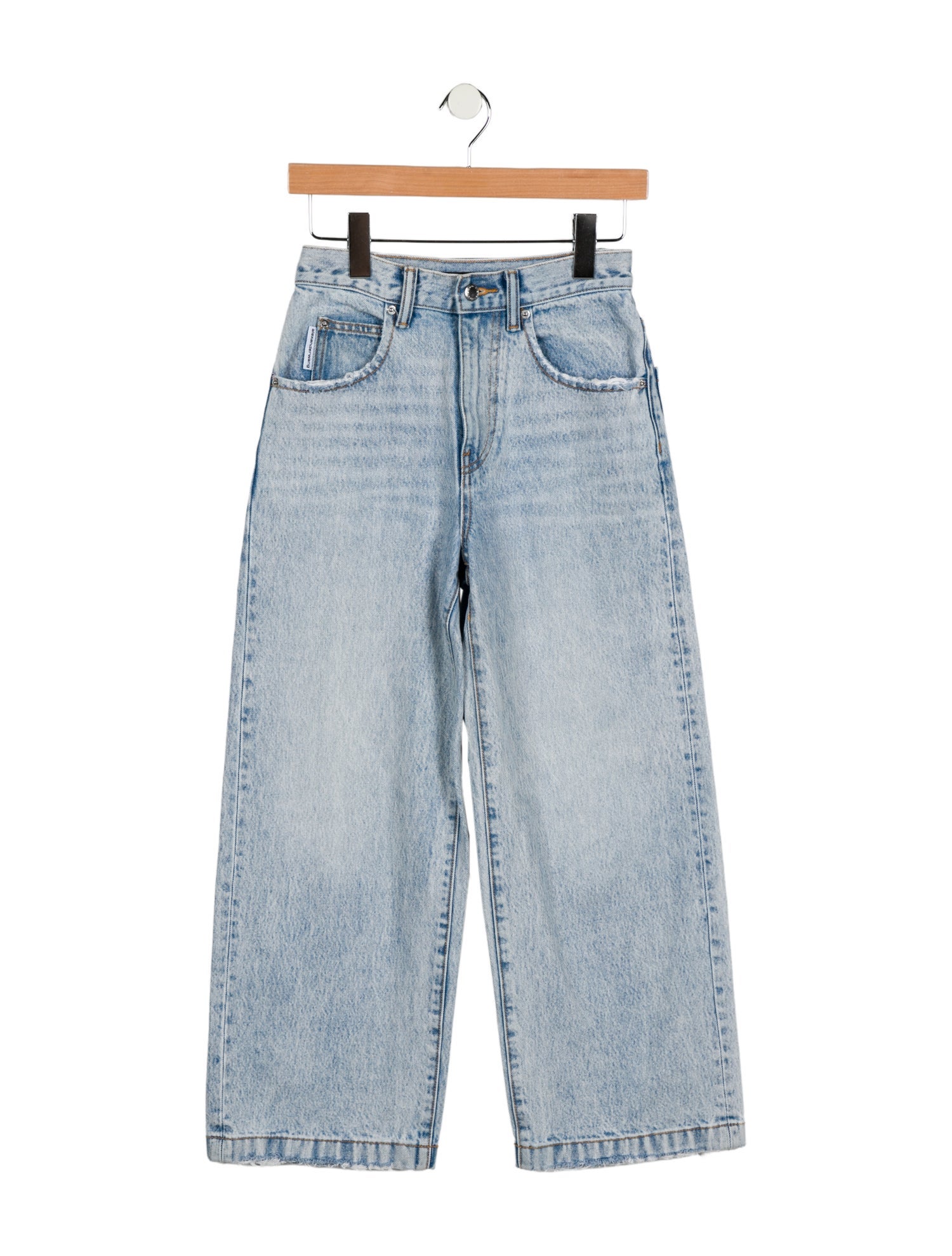 Alexander Wang High-Rise Wide Leg Jeans