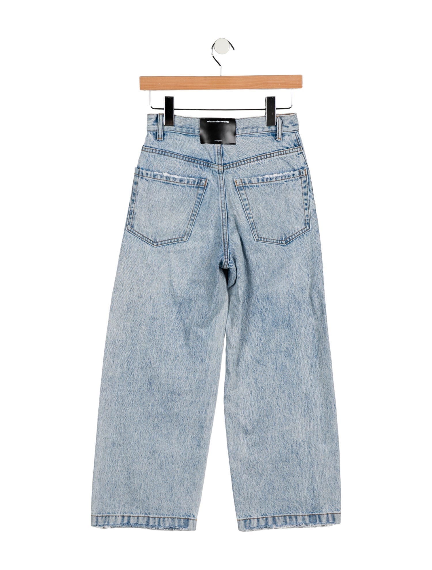 Alexander Wang High-Rise Wide Leg Jeans