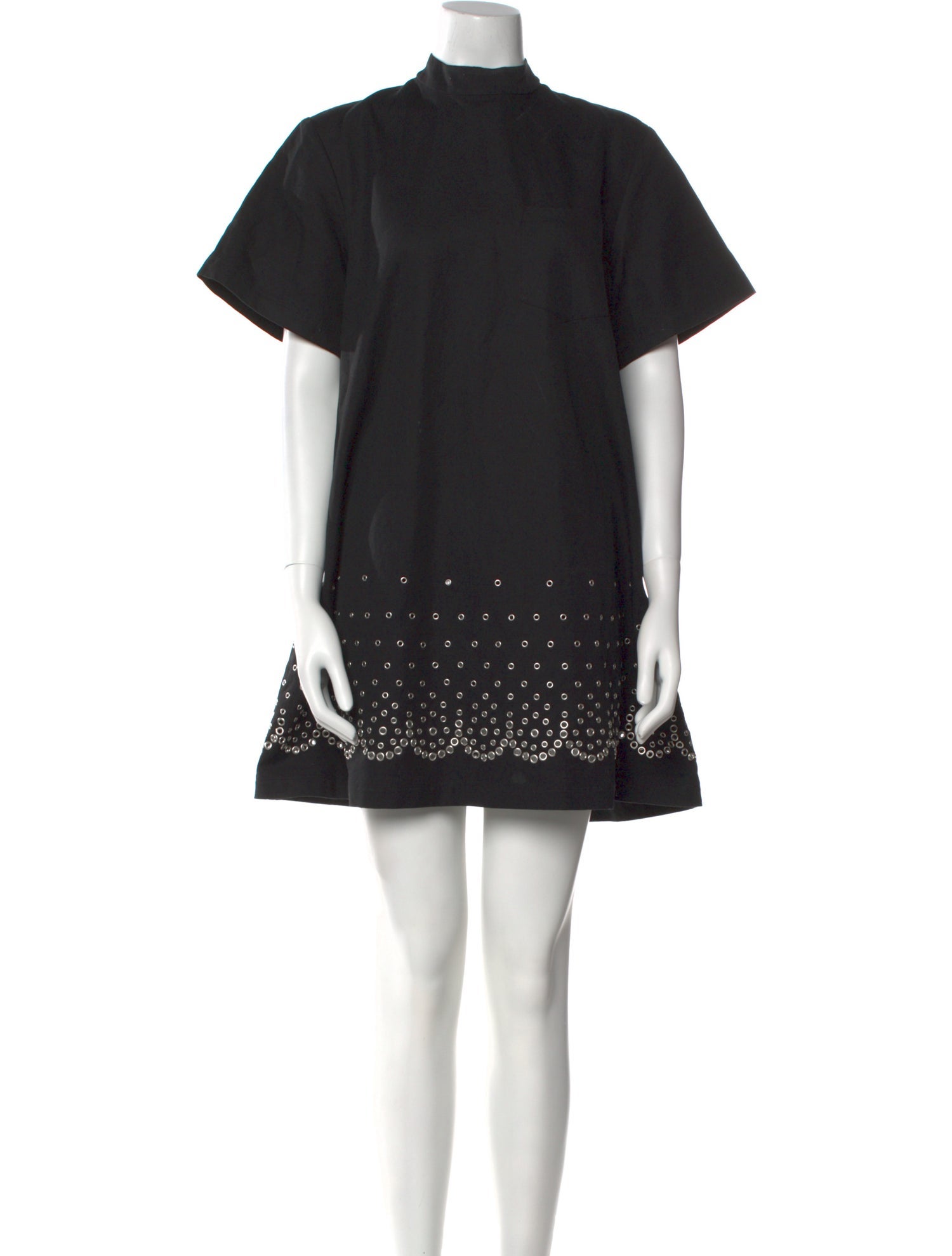 Alexander Wang Mock Neck Mini Dress
