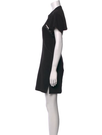 Alexander Wang Crew Neck Mini Dress