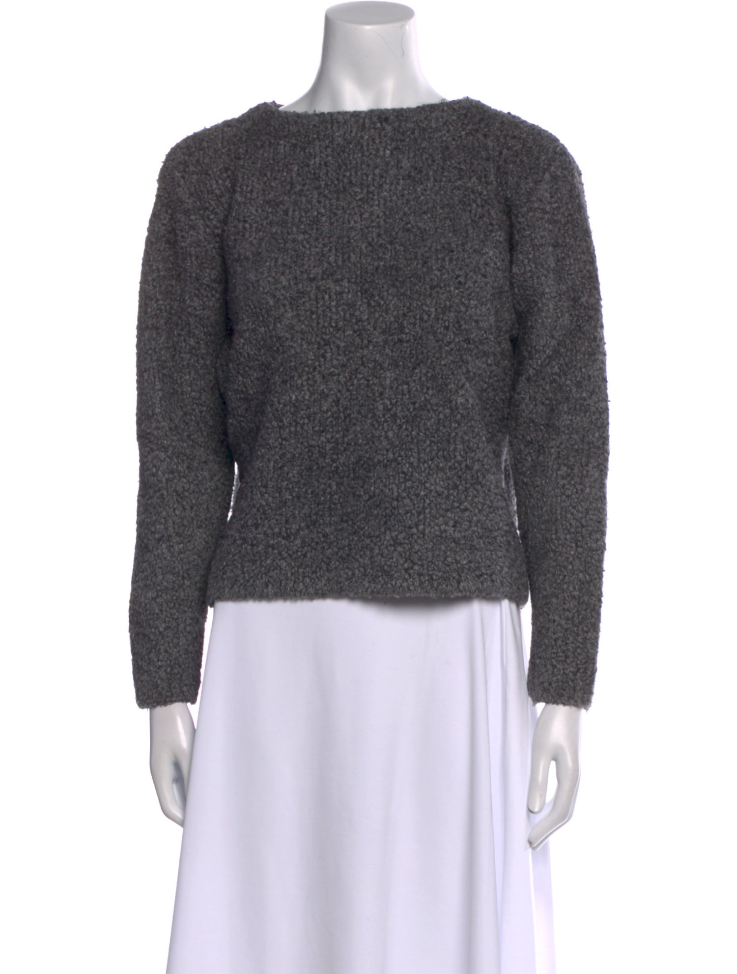 Alexander Wang Wool Bateau Neckline Sweatshirt