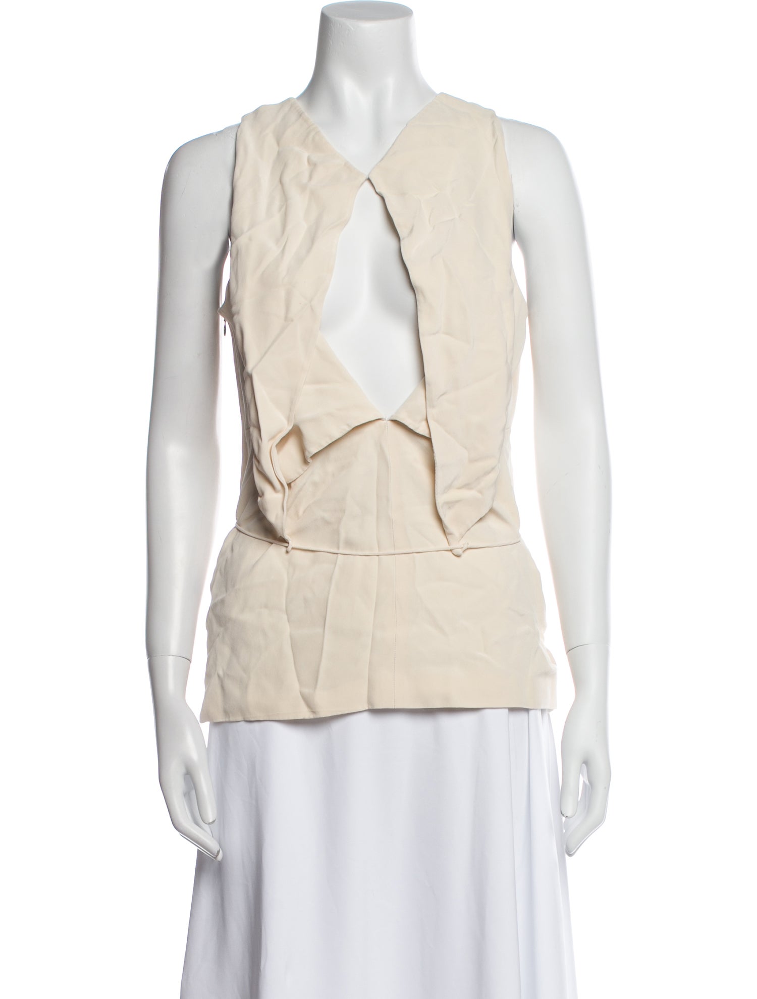 Alexander Wang Silk V-Neck Top