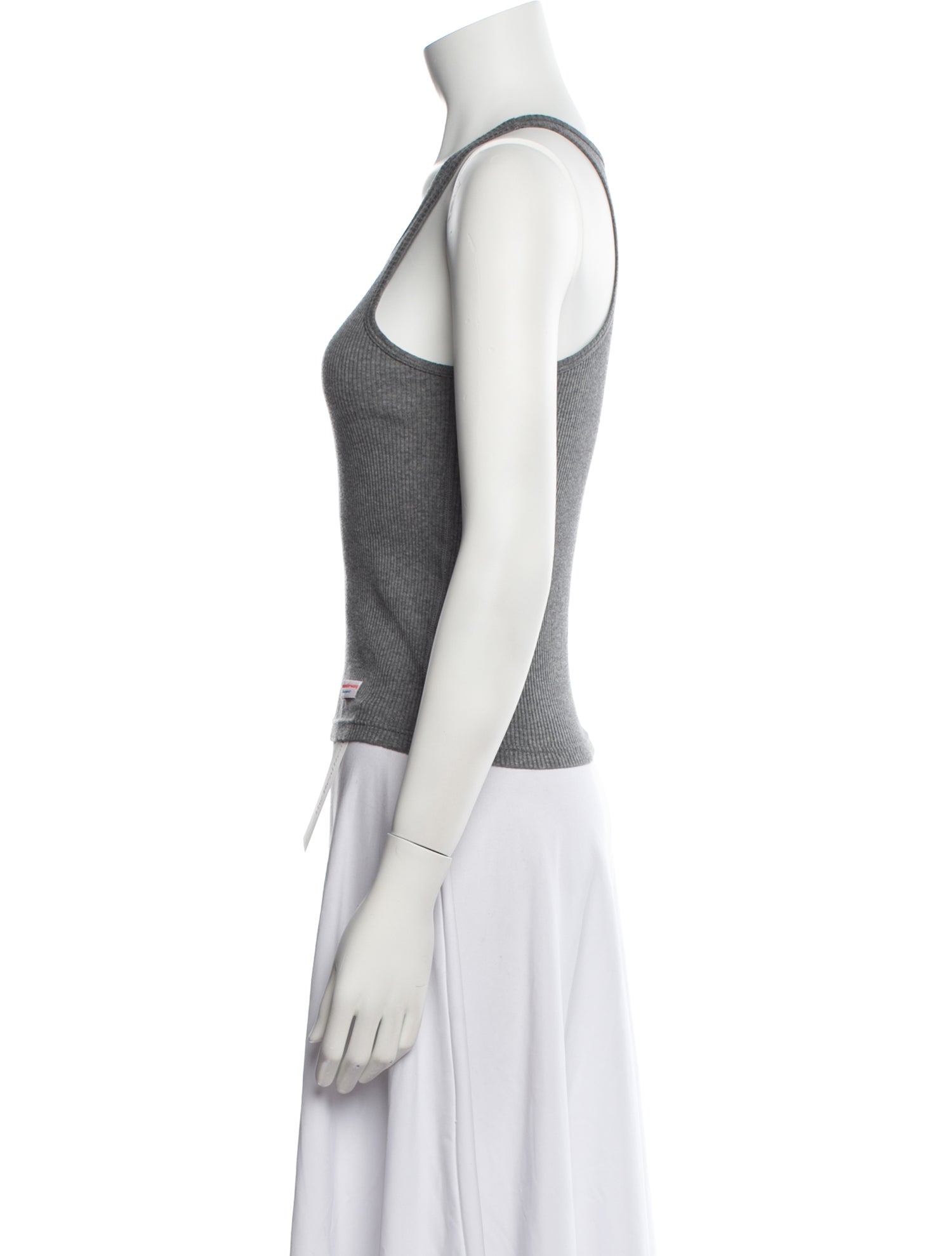 Alexander Wang Graphic Print Scoop Neck Top