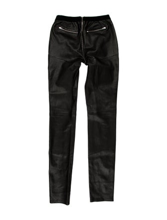 Alexander Wang Leather Skinny Leg Pants