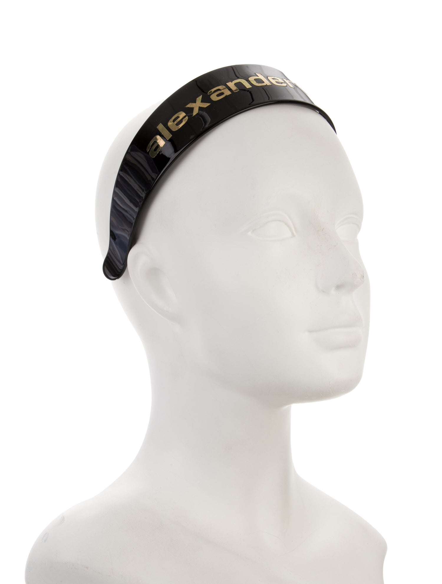Alexander Wang Alexander Wang Gold Logo Headband