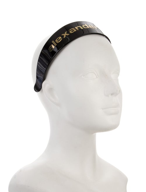 Alexander Wang Alexander Wang Gold Logo Headband