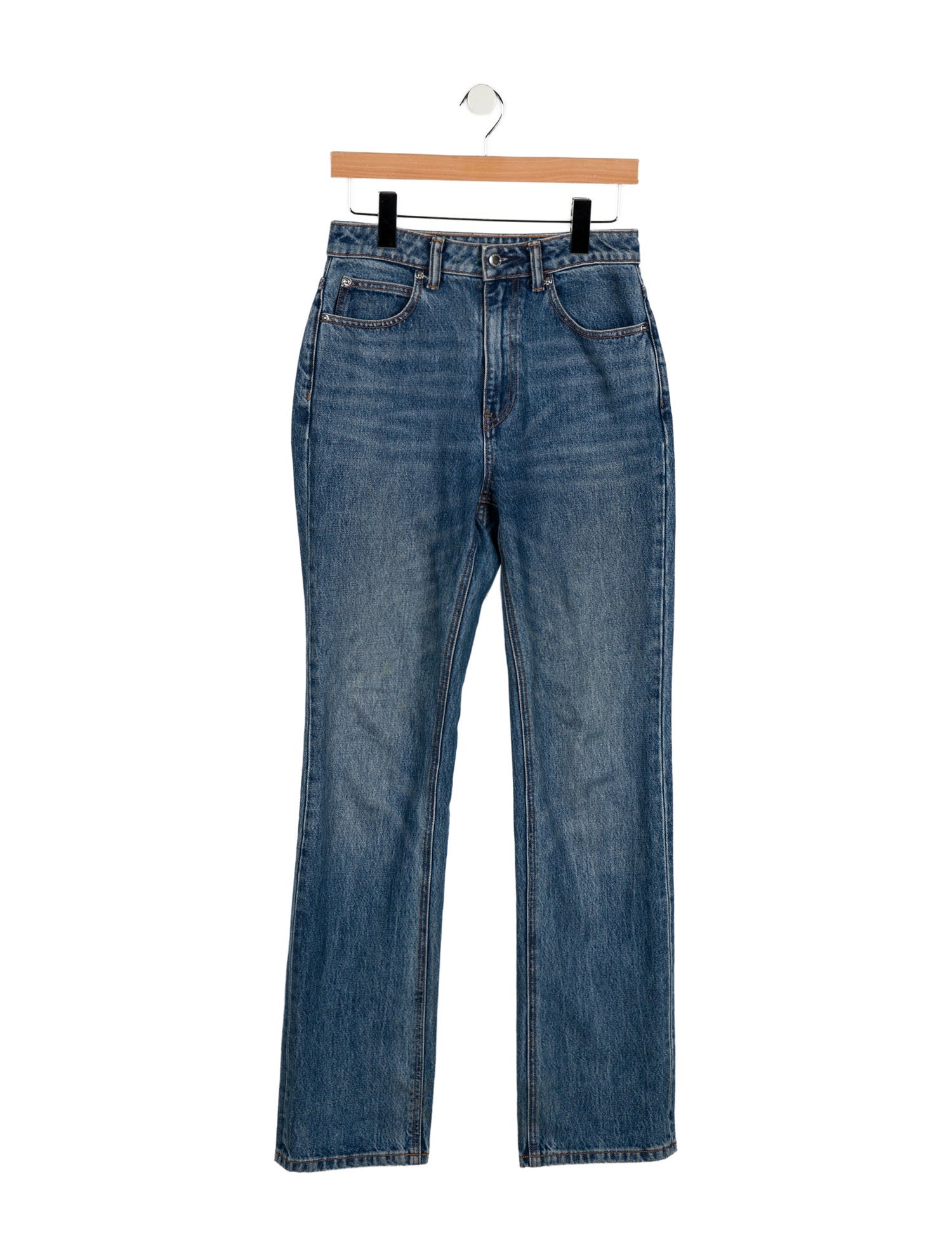 Alexander Wang High-Rise Wide Leg Jeans