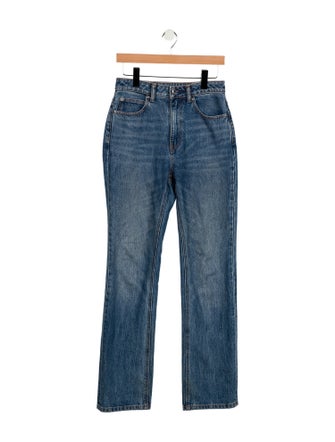 Alexander Wang High-Rise Wide Leg Jeans