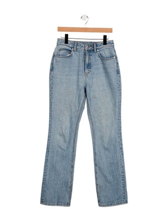 Alexander Wang Mid-Rise Wide Leg Jeans