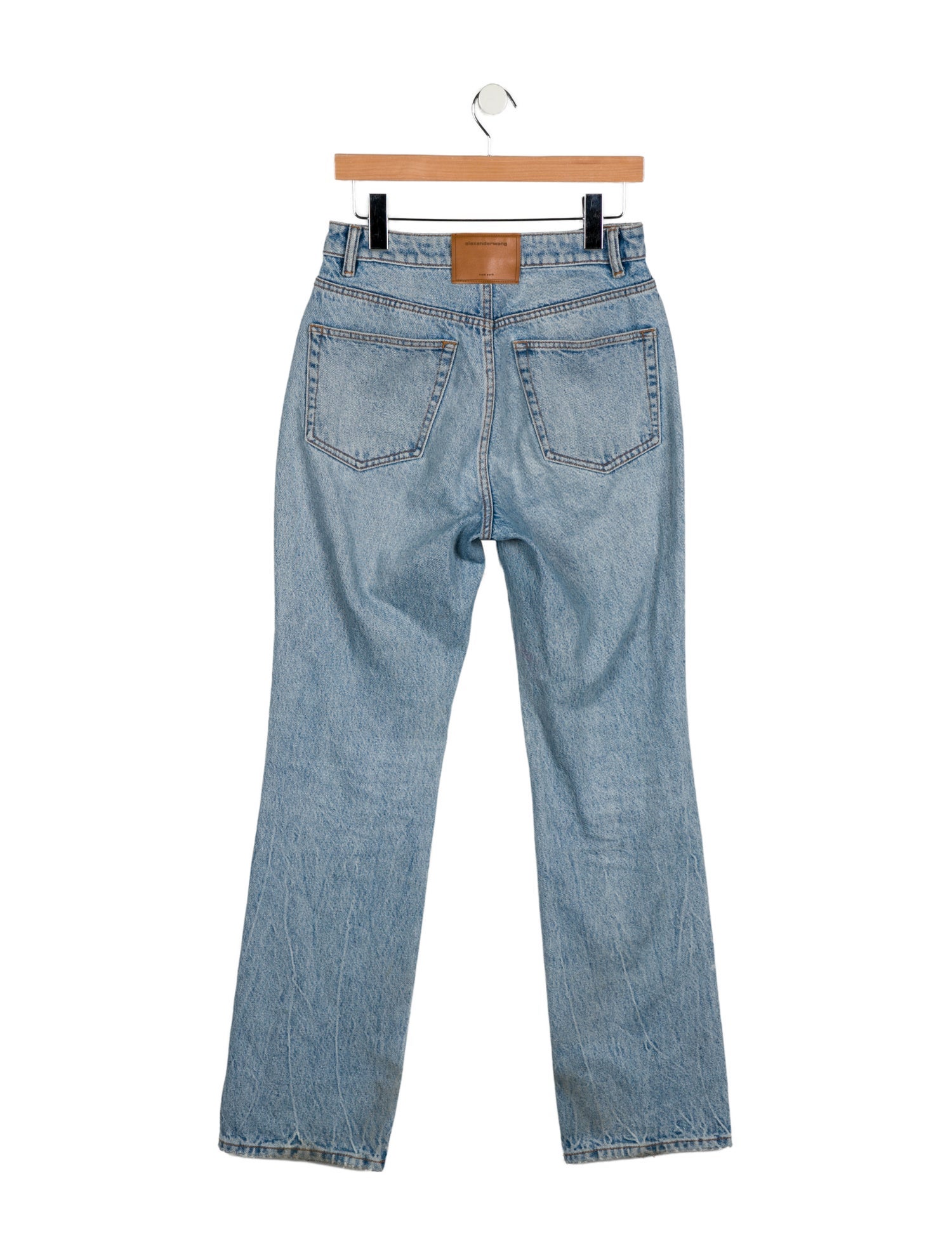 Alexander Wang Mid-Rise Wide Leg Jeans