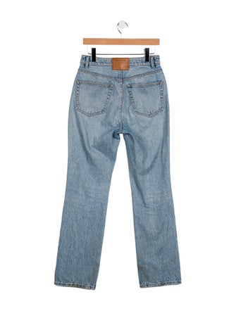 Alexander Wang Mid-Rise Wide Leg Jeans