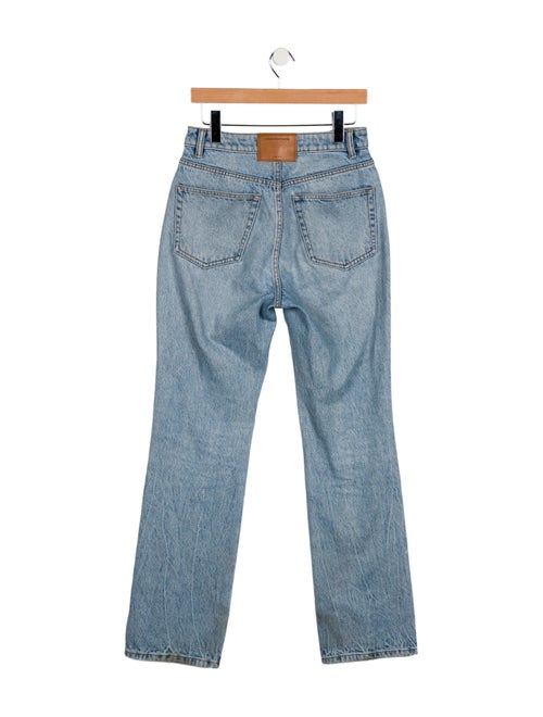 Alexander Wang Mid-Rise Wide Leg Jeans