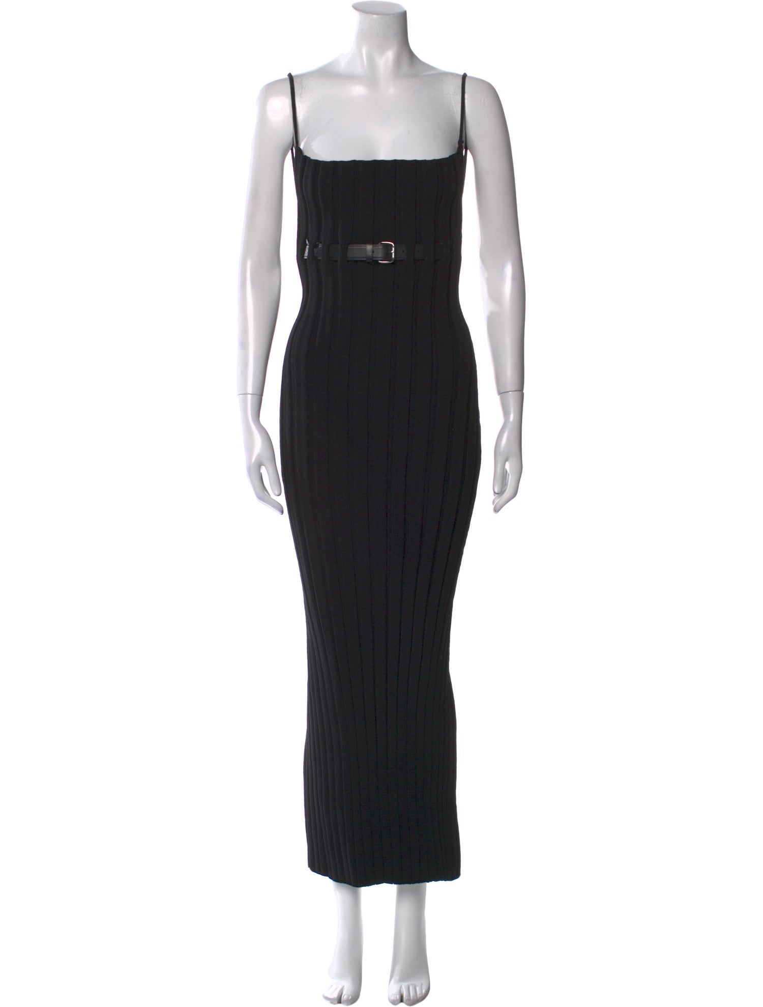 Alexander Wang Square Neckline Long Dress
