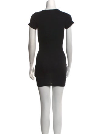Alexander Wang Crew Neck Mini Dress