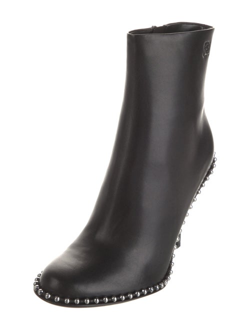 Alexander Wang Leather Studded Accents Boots