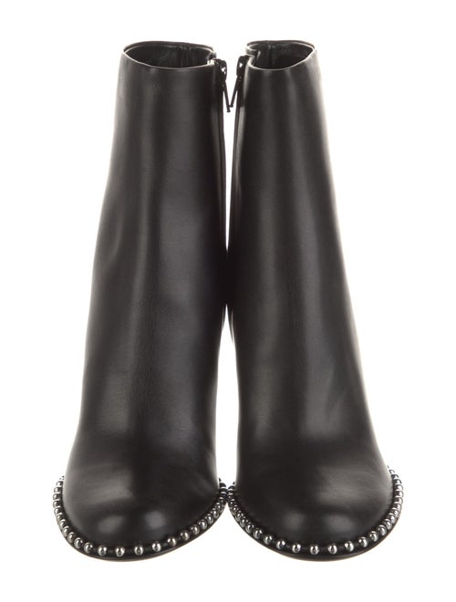Alexander Wang Leather Studded Accents Boots
