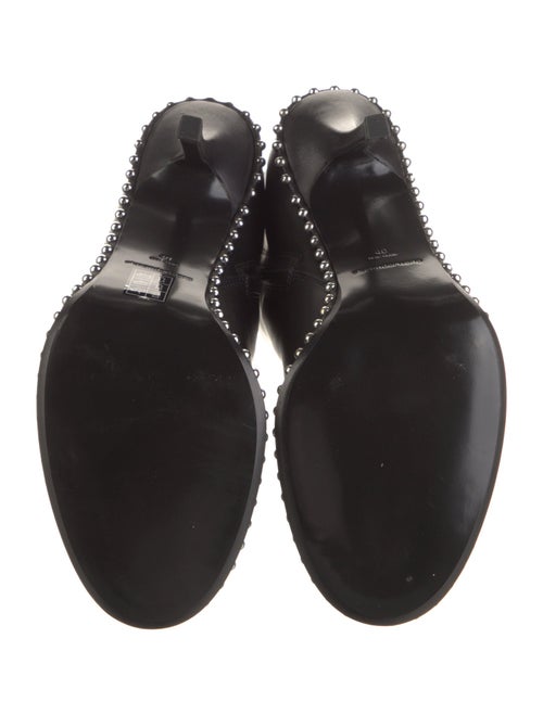 Alexander Wang Leather Studded Accents Boots