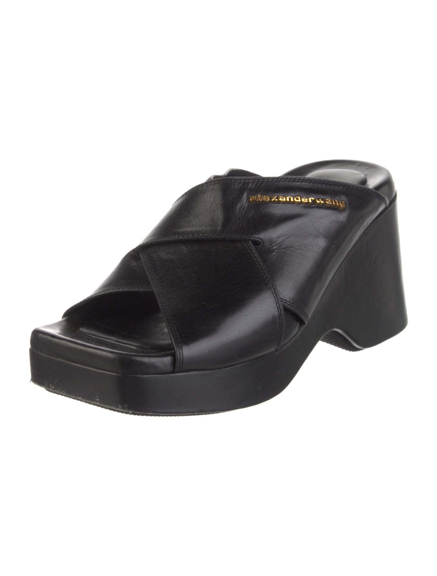 Alexander Wang Leather Slides
