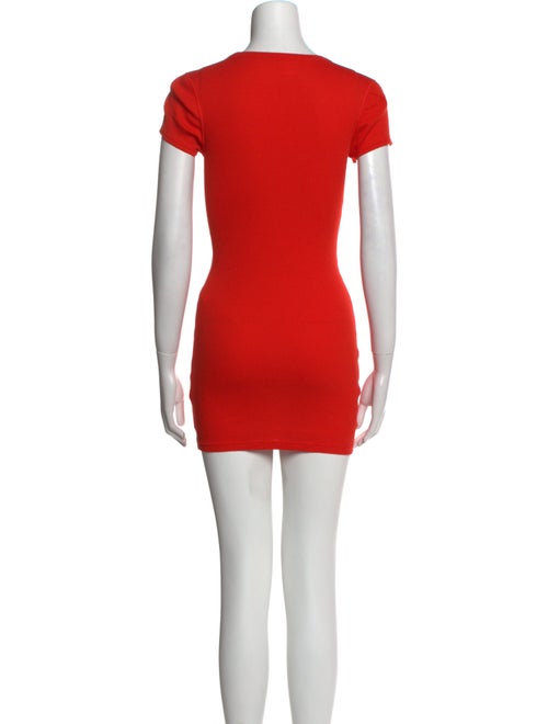 Alexander Wang Crew Neck Mini Dress