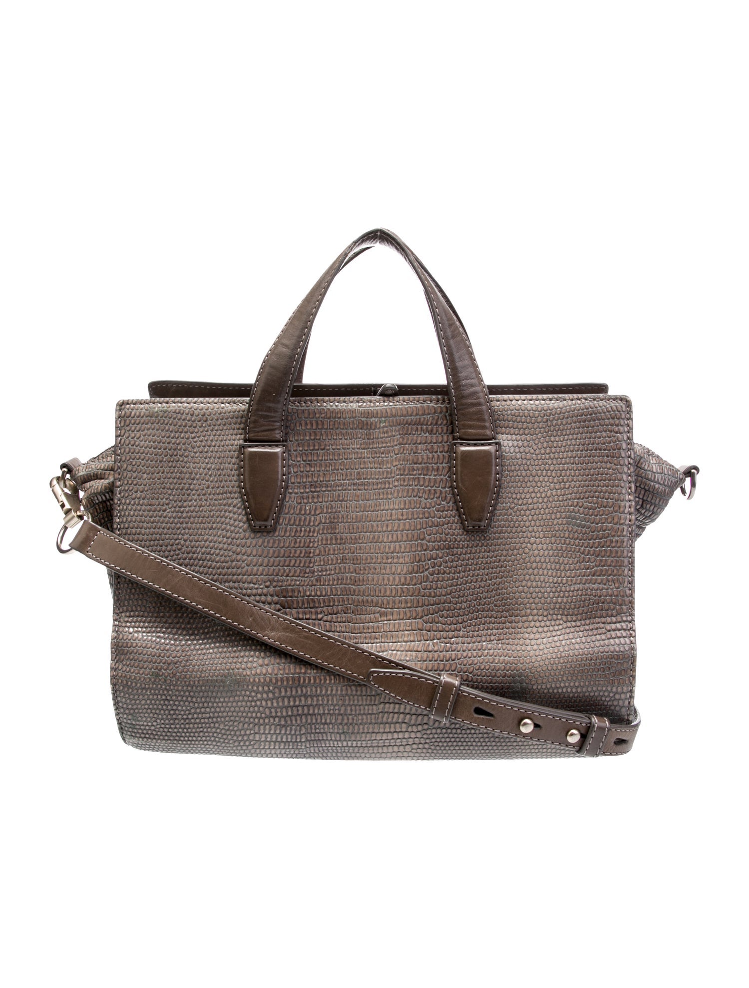 Alexander Wang Embossed Leather Top Handle Bag