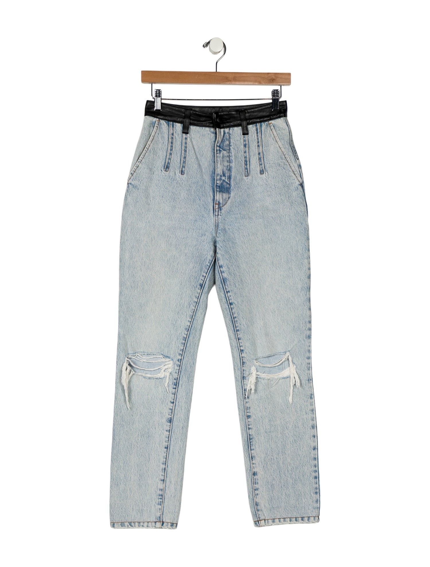 Alexander Wang High-Rise Straight Leg Jeans