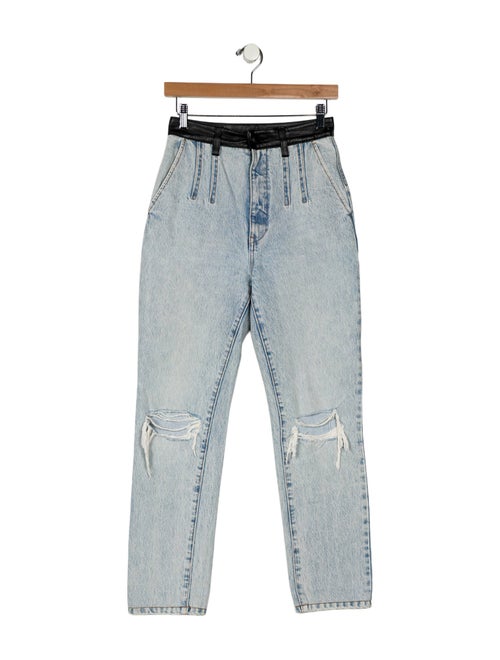 Alexander Wang High-Rise Straight Leg Jeans