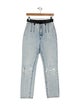 Alexander Wang High-Rise Straight Leg Jeans