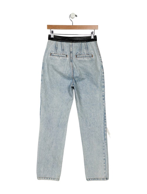 Alexander Wang High-Rise Straight Leg Jeans