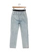 Alexander Wang High-Rise Straight Leg Jeans