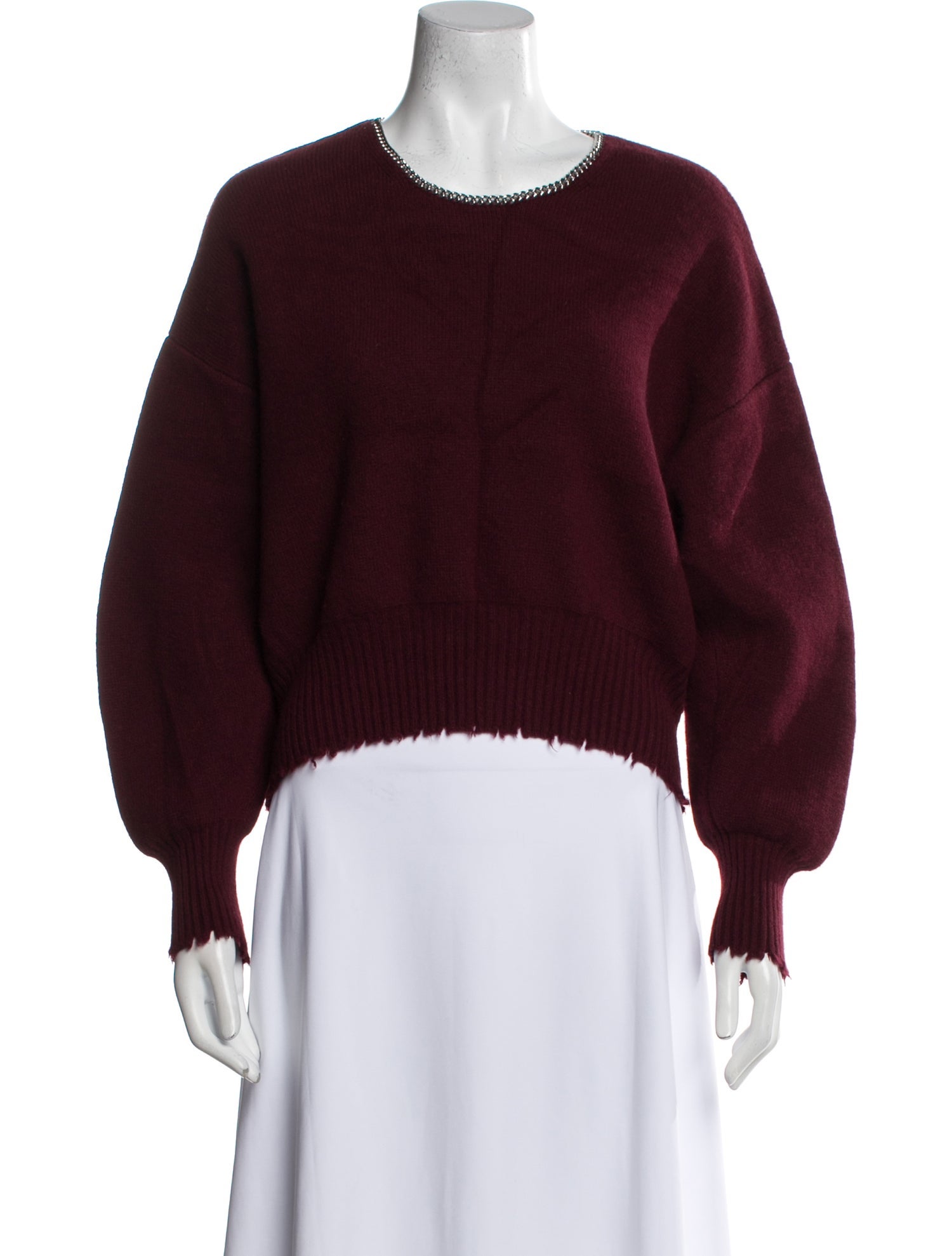 Alexander Wang Wool Scoop Neck Sweater