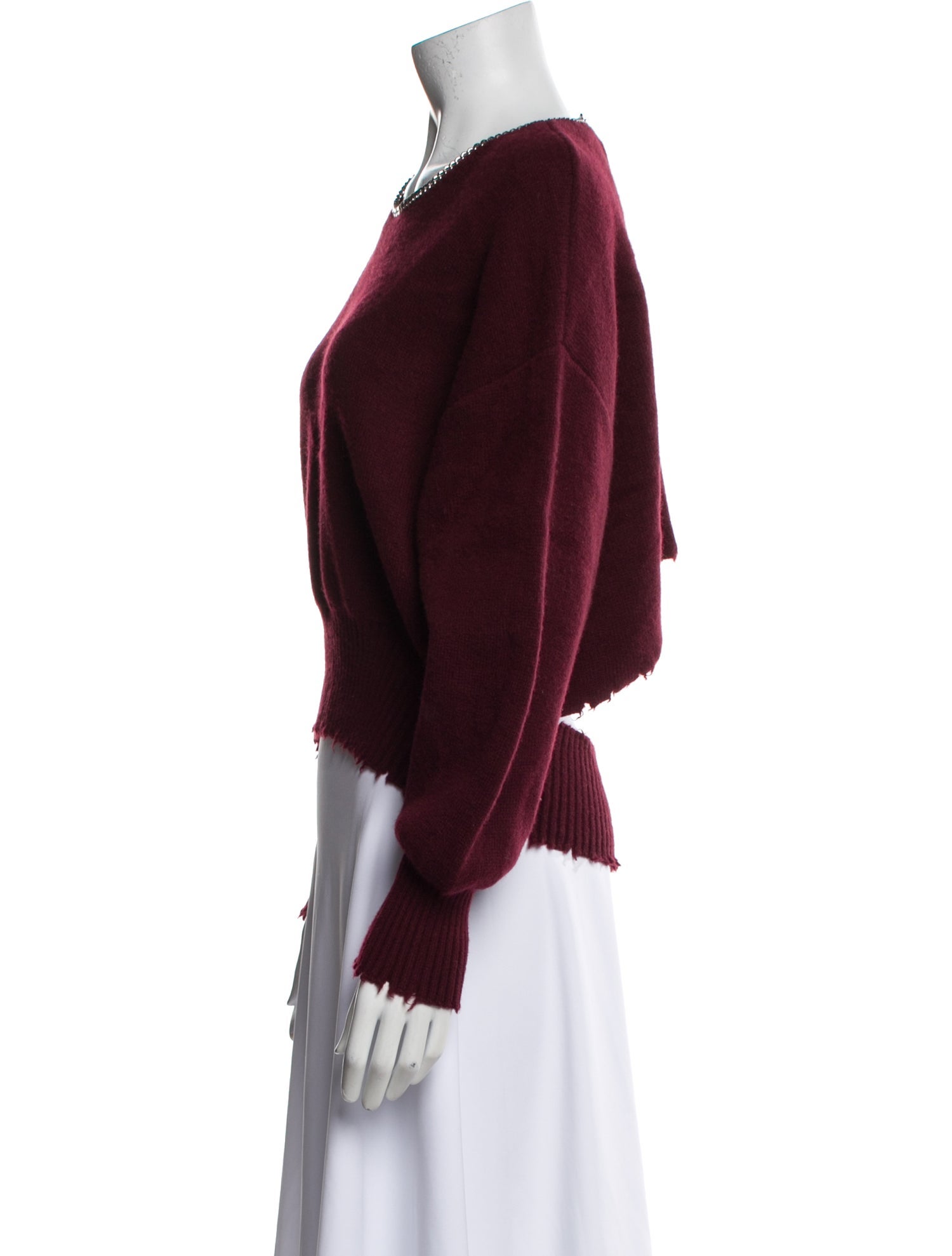 Alexander Wang Wool Scoop Neck Sweater